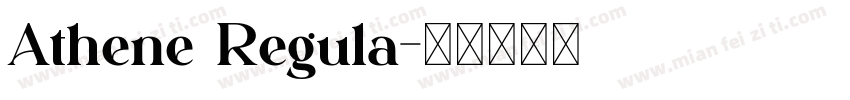 Athene Regula字体转换